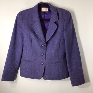 Pendleton small blazer purple Virgin wool